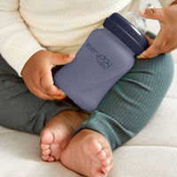 Glass Baby Bottle Heat Sensing Healthy + 150 ml Blueberry - Everyday Baby