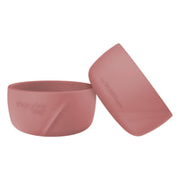 Silicone Baby Bowl 2-pack Nature Red - Everyday Baby