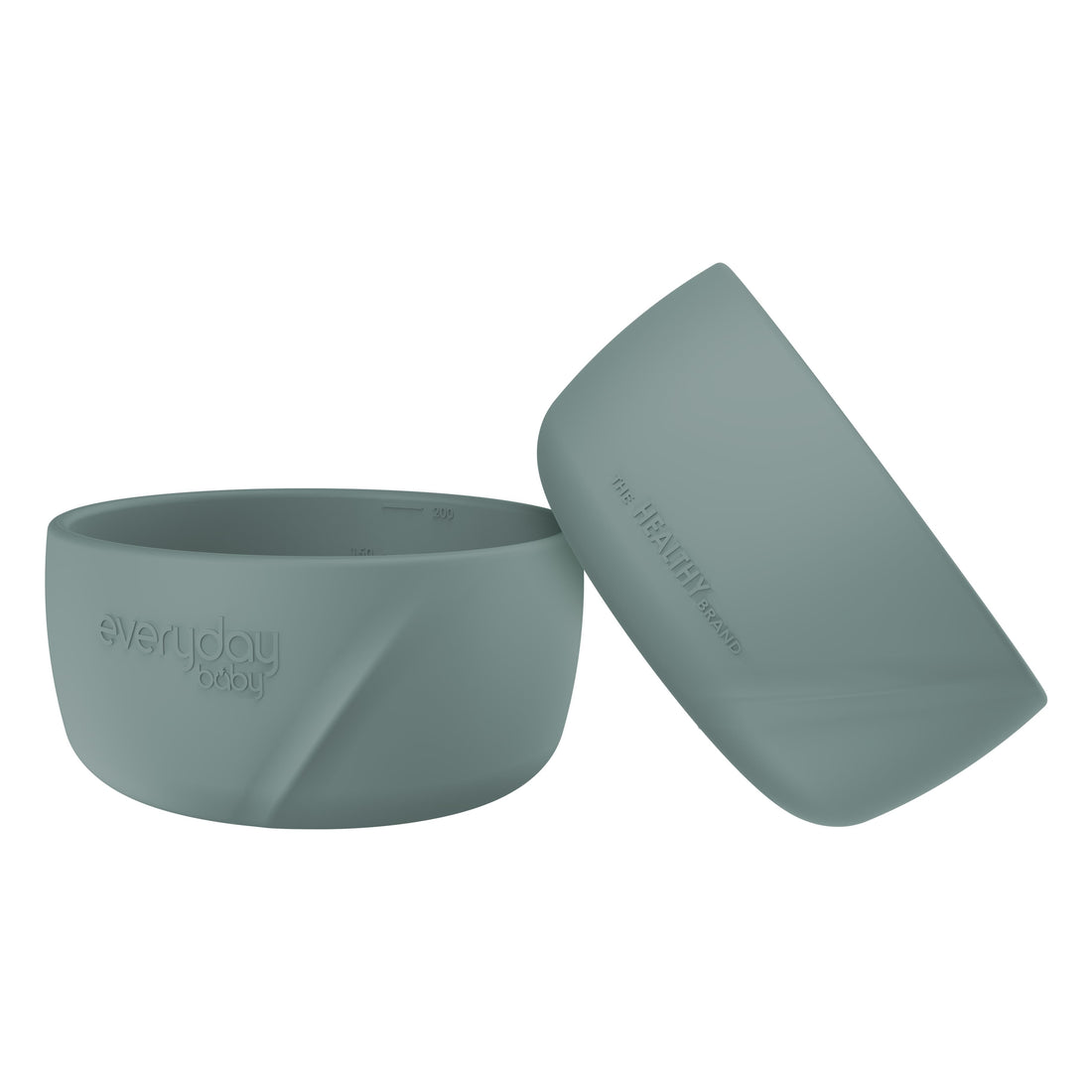 Silicone Baby Bowl 2-pack Harmony Green - Everyday Baby