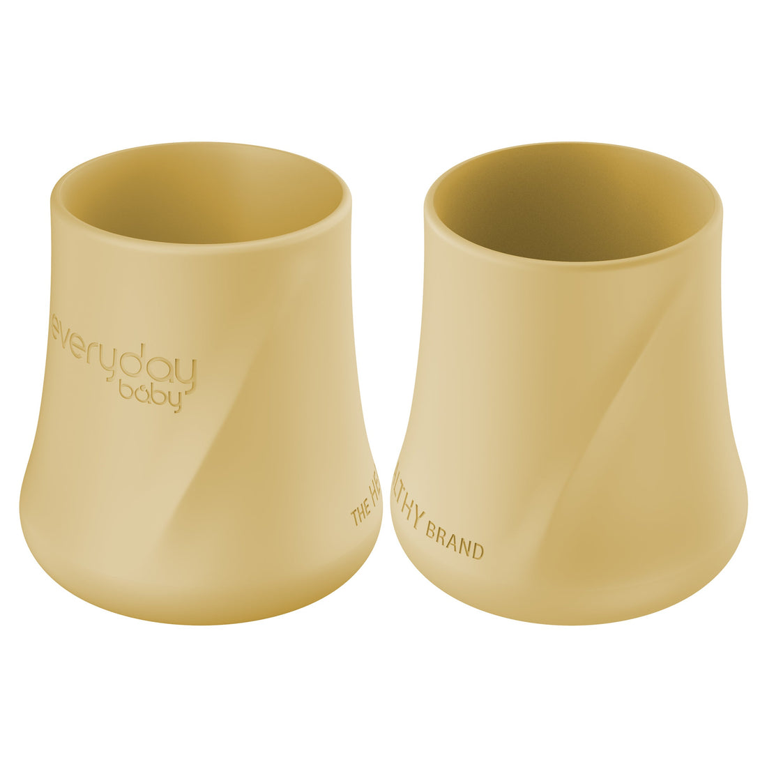 Silicone Cup 2-pack Soft Yellow - Everyday Baby