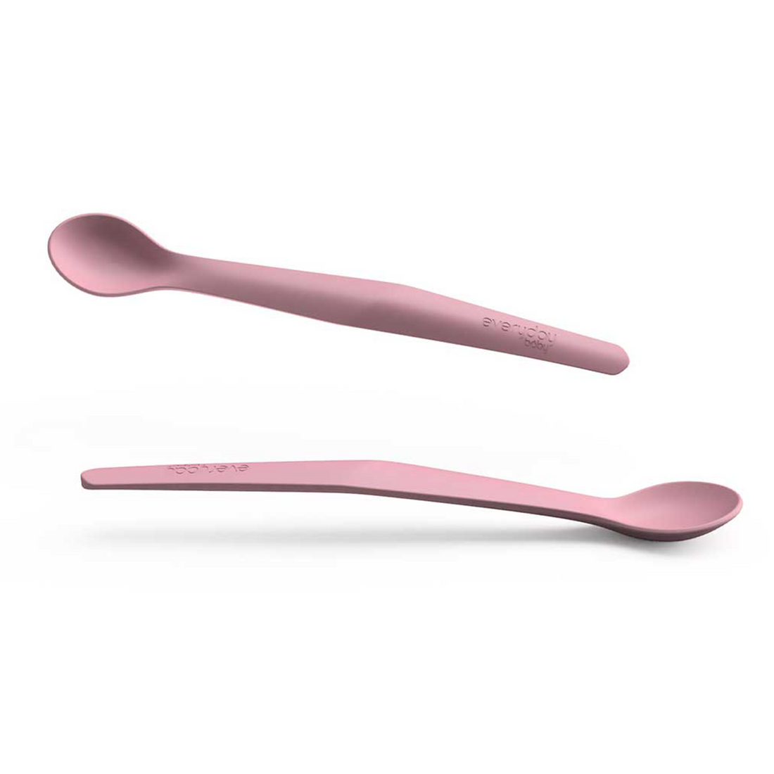 Silicone Spoon Purple Rose 2-Pack - Everyday Baby