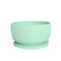 Silicone Suction Bowl Mint Green - Everyday Baby