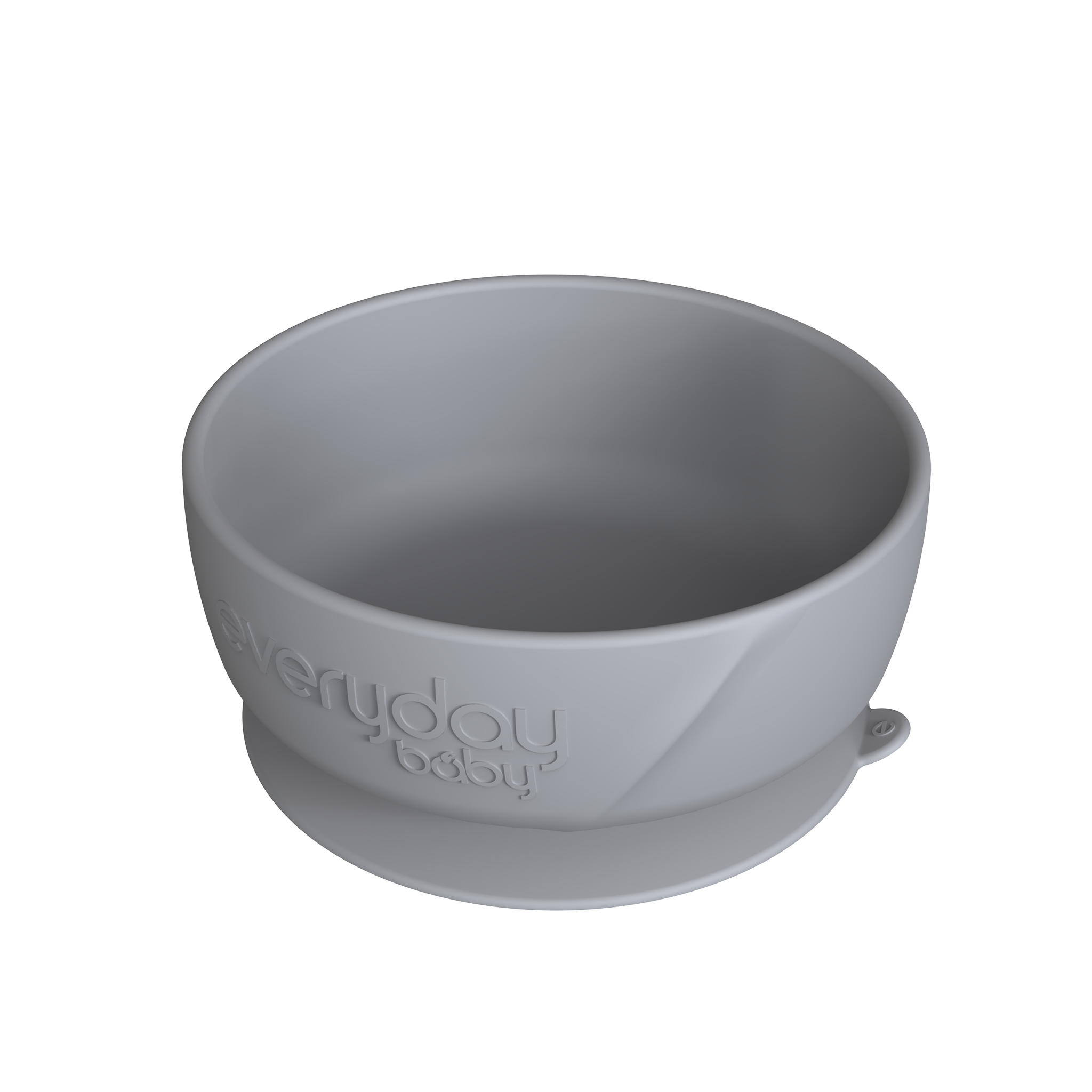 Silicone children's bowl with suction cup