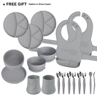 Silicone Suction Plate Set Large