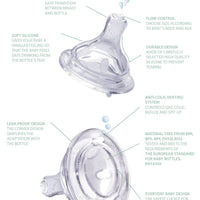 Anti Colic Nipple Variable flow 6 Months+ - Everyday Baby