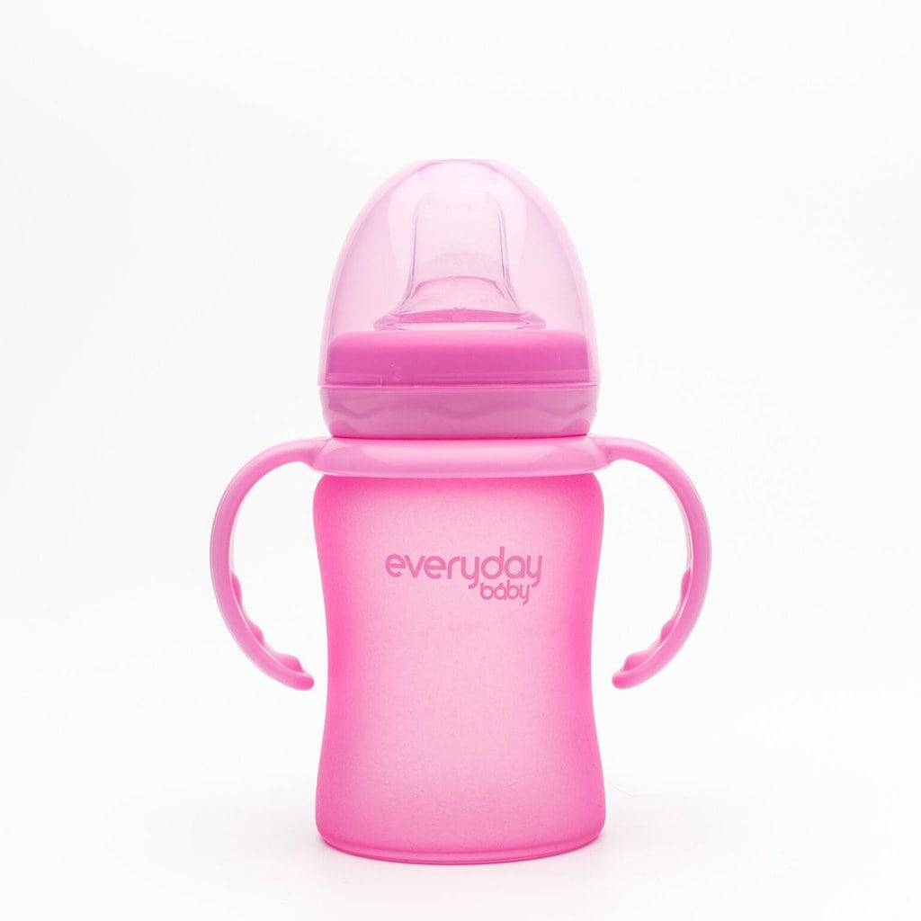 Easy Grip Handle 2-pcs Cerise Pink | Handle Sippy Cup - Everyday Baby