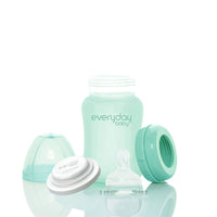 Glass Baby Bottle Healthy+ 150 ml Mint Green - Everyday Baby