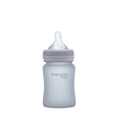 Glass Baby Bottle 150 ml Quiet Grey - Everyday Baby