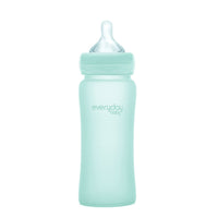 Glass Baby Bottle 300 ml Mint Green - Everyday Baby