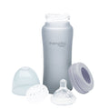 Glass Baby Bottle 300 ml Quiet Grey - Everyday Baby